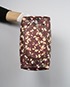 Berry Patent Leather Nova Printer Stars Bowler Bag, top view
